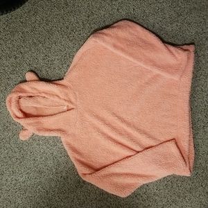 Women's Fuzzy Fleece Kitty Hoody